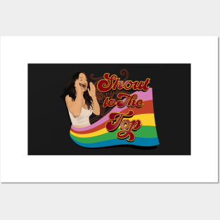 Shout To The Top (Rainbow) Posters and Art